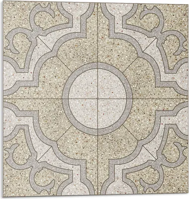 Produktbild von Mosaikmuster Mit Ornamenten – Selbstklebende Fliesen – Wandverkleidung – Wandpaneel – PVC Fliesen – Vinylflisen – PCV Flisen – Selbstklebend – Wanddeko – 9 Stück 30 x 30 cm