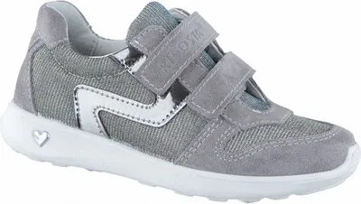 Produktbild von Ricosta Ginni coole Mädchen Leder Sneakers graphit, Ricosta-Fußbett, mittlere Weite, 3338177/33