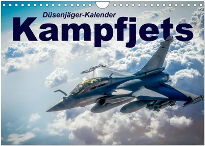 Produktbild von Kampfjets - Düsenjäger-Kalender (Wandkalender 2026 DIN A4 quer), CALVENDO Monatskalender