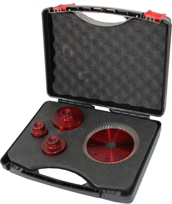 Produktbild von DIEWE Diamant-Bohrkronenset M14 35 / 50 / 68 mm + 3 Trennscheiben 125mm