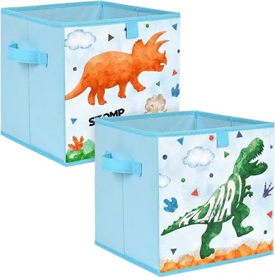 Produktbild von Kinderopbergset aus Stoff in Blau, 2-teilig, 28 cm, mit Griffen