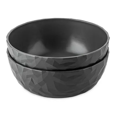 Produktbild von KOZIOL Club Bowl Schüssel-Set, 2er Set, grau, 26 cm Durchmesser, unzerbrechlich, spülmaschinengeeignet