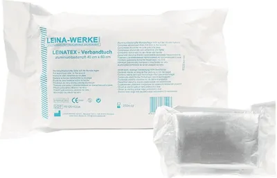 Produktbild von Leinatex metallisiertes Verbandtuch 40x60cm
