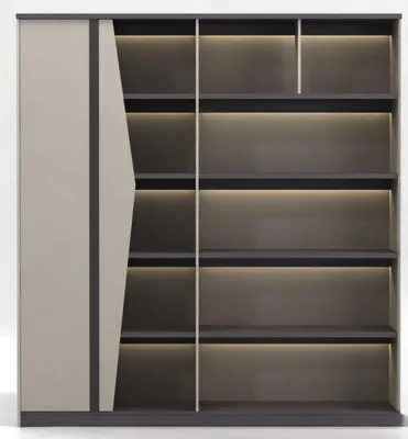 Produktbild von Schreibtisch und Eckschreibtisch Büroeinrichtung 2tlg Tisch mit Aktenschrank