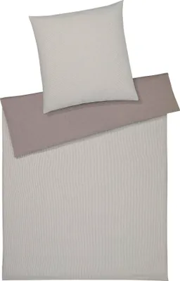 Produktbild von elegante Soft-Flanell-Bettwäsche-Garnitur Tender Farbe Marone Größe 135x200+80x80