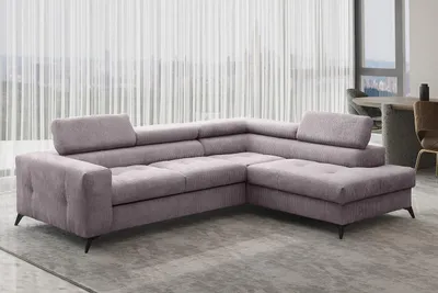 Produktbild von Kaiser Möbel Ecksofa ARCADI Dicker Cord Schlafsofa Wohnlandschaft VIOLETT Rechts Moja nowa propozycja