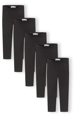 Produktbild von Minoti Leggings Baumwolle Schwarz Gr. 158 für Mädchen