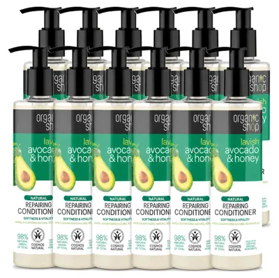 Produktbild von 12 x Organic Shop Natural Repairing Conditioner - Avocado & Honig - 280 ml - Vorteilspackung - 12 Stücke