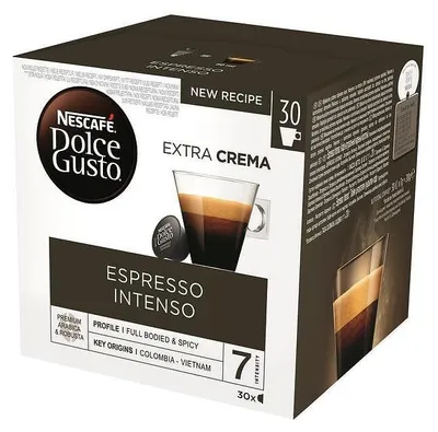 Image de Nescafé Dolce Gusto Espresso Intenso boîte de réserve, café, capsules de café, 30 capsules