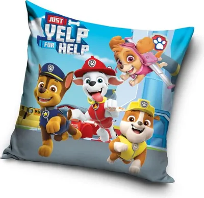 Obrázek produktu pro Povlak na polštář z mikrovlákna 40x40 PAW PATROL Štěňátka