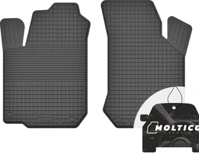 Immagine prodotto di Tappetini anteriori in gomma con bordo tappetini per auto tappetini in gomma per auto set da 2 pezzi - per Opel Corsa C 2000-2006