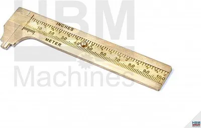 Immagine prodotto di Calibro analogico in ottone, lunghezza 100 mm.