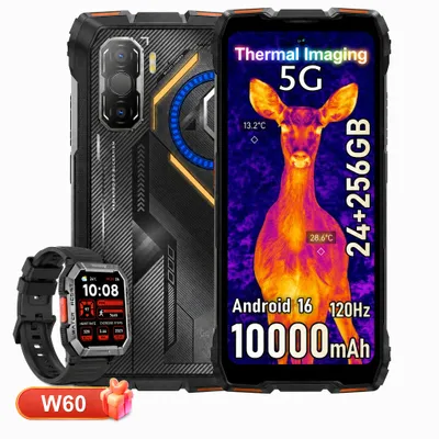 Obrázek produktu pro Blackview ROCK 3, outdoor smartphone, bez smlouvy, 32+256GB, Android 16, 108MP, 6,78 palců, 120Hz, 10000mAh, bezdrátové nabíjení, termovizní kamera, IP68/IP69K