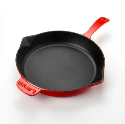 Imagen del producto de Sartén de hierro fundido - 28 cm - 2.3 litros - Giratoria