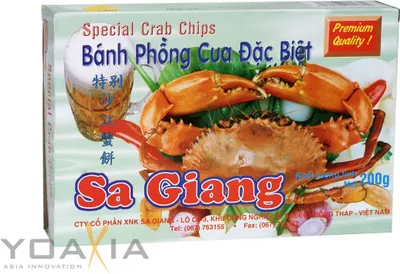 Produktbild von SA GIANG  Krabbenchips 200g | 13% Krabbe (nicht Garnele) | Special Crab Chips