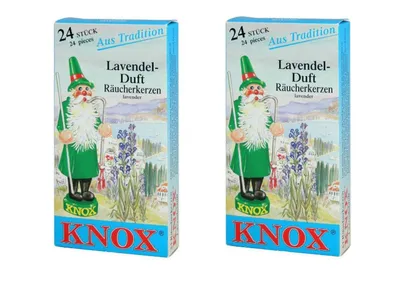 Obrázek produktu pro KNOX - Sada 2 vonných kuželek velikosti M - levandule
