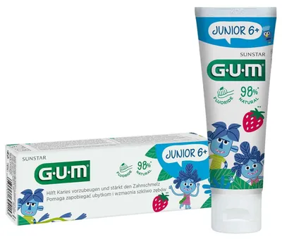 Zdjęcie produktu dla Żel do zębów dla dzieci, 50 ml, zestaw 6 sztuk