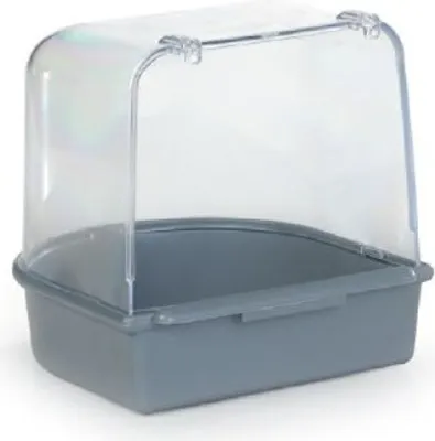 Produktbild von Beeztees Badehaus Vogelbad grau 13 x 13 x 13 cm