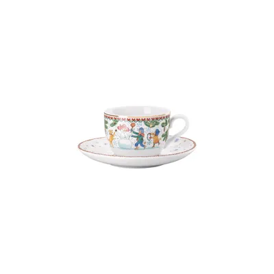 Produktbild von Hutschenreuther Sammelserie 2025 Weihnachtsspiele Cappuccinotasse 2tlg