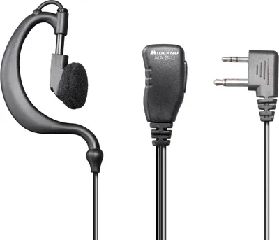 Produktbild von Midland Ma21-li Kopfhörer Schwarz  Schwarz One Size