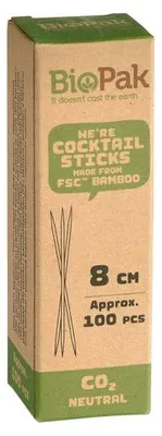 Produktbild von 360  Cocktailstäbchen 8 cm Natürlich