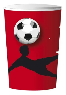 Image de gobelet en carton Goal!25 cl 8 pièces