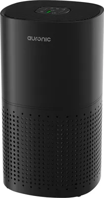 Produktbild von Auronic Luftreiniger Fresh mit HEPA 13 Filter, Ionisator und Aktivkohlefilter - Räume bis 45m² - CADR-Wert von 225m³/h - Air Purifier - Schwarz