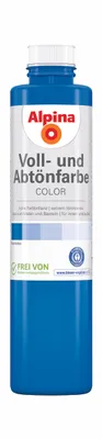 Produktbild von Alpina Color Abtönfarbe royal blue seidenmatt 750 ml