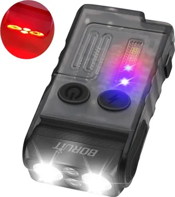 Produktbild von LED Taschenlampe, wiederaufladbar, verstellbarer Kopf, Schwarz