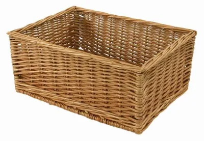 Immagine prodotto di Cassetto in vimini naturale rettangolare cm 47x37xh22