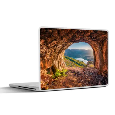 Produktbild von MuchoWow® Laptop Aufkleber Sticker Cover Höhle - Berg - Landschaft - Natur 30x22 cm - Laptop-Sticker
