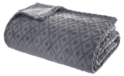 Produktbild von Manta Atmosphera Plaid Winter Rhombus Gris (230 x 180 cm)