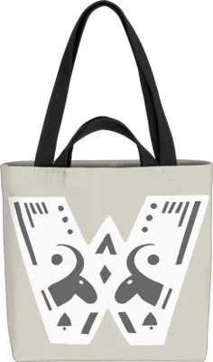 Produktbild von VOID W Dekorative Buchstaben Tasche 33x33x14cm,15l Einkaufs-Beutel Shopper Einkaufs-Tasche Bag
