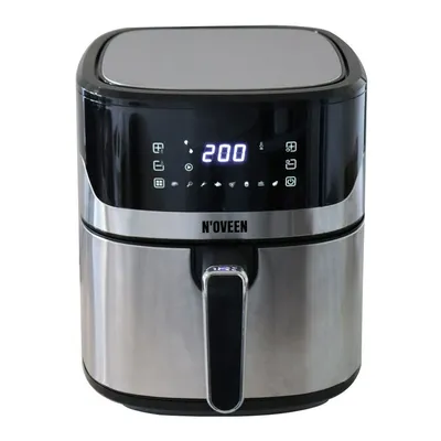 Produktbild von Heißluftfritteuse NOVEEN AF550 6 5 l 1600 W Schwarz  Silber