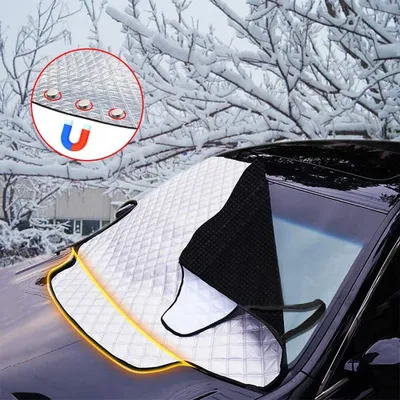 Produktbild von Autoscheibenabdeckung Winter Scheibenabdeckung Auto Frontscheibenabdeckung Windschutzscheibenabdeckung Frostschutzfolie Frontscheibe Eisfolie Autoscheibe Displayschutzfolie