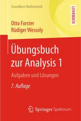 Produktbild von Übungsbuch zur Analysis 1