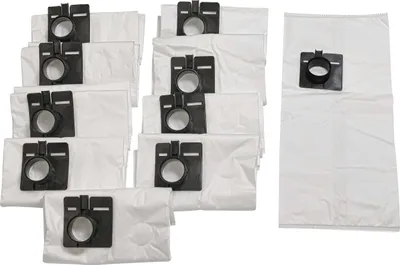 Produktbild von vhbw 10x Staubbeutel kompatibel mit Festool CT 22, CT 22 E, CTL 33, CTL 33 LE SG, CT 55, CTL 22, CTL 44 E-AS, CTM 22 Staubsauger - 40cm x 30cm Weiß