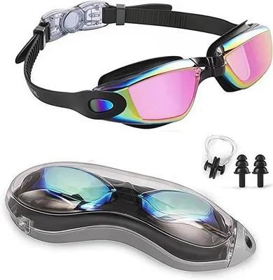 Image de Lunettes de natation pour adultes - Lunettes de natation unisexes avec protection UV, idéales pour la natation et les loisirs