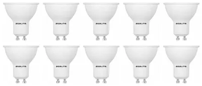 Produktbild von Asalite GU10 LED-Strahler 5W 430lm 6500K 220-240V 10 Stück