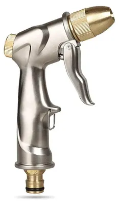 Zdjęcie produktu dla Spryskiwacz do ogrodu, regulowane wzory rozpylania, wytrzymała metalowa konstrukcja, pistolet do podlewania