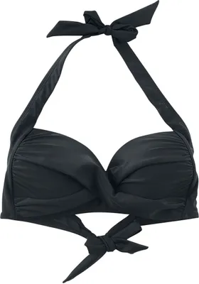 Produktbild von Black Premium by EMP Damen schwarzes Bikini-Oberteil M