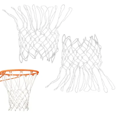 Immagine prodotto di Rete da basket resistente alle intemperie - rete di ricambio - per interni/esterni - 12 fibbie - fibre di poliestere robuste - tecnologia anti-sweep - rete per canestro da basket