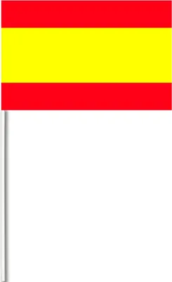 Image de Drapeau en papier Espagne 14 x 21 cm - taille unique