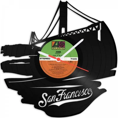 Produktbild von Schallplattenuhr San Francisco