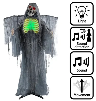 Produktbild von Halloween Figur "Kryptawächter" Animiert | 170 cm