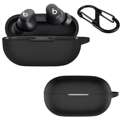 Immagine prodotto di Custodia in silicone flessibile per auricolari Beats Solo Buds (2024) - Colore: nero