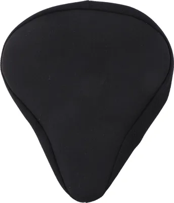 Produktbild von Dunlop Fahrradsattelabdeckung Gel - Komfortabler Sitzbezug Schützt vor Abnutzung mit Kordelzug zur Befestigung 24x27 CM Schwarz