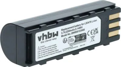 Produktbild von vhbw Akku kompatibel mit Honeywell 8800 Barcodescanner POS (2200 mAh, 3,7 V, Li-Ion)