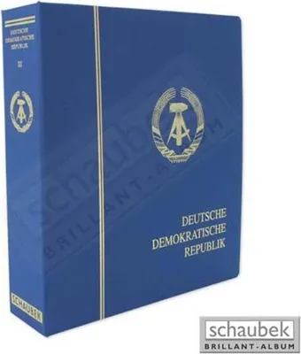 Produktbild von Schaubek Album DDR 1949-1966 Brillant im Ganzleinen-Schraubbinder blau, Band I ohne Schutzkassette