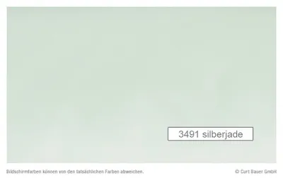 Produktbild von Curt Bauer Spannbetttuch Uni-Mako-Satin Farbe 3491 silberjade Größe 180x200